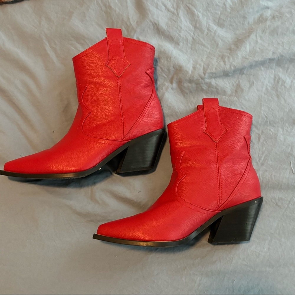 Cute Red Boots